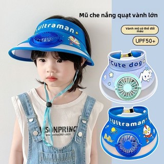 Mũ che nắng quạt mini Kuromi cho bé chống tia UV UPF50+
