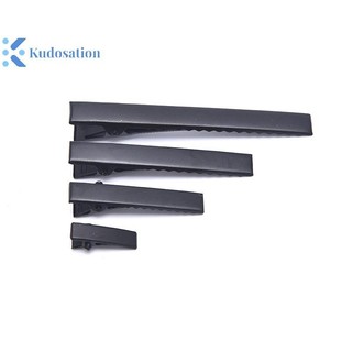 Kudosation 50PC Màu Bạc Kim Loại Cá Sấu Kẹp Cá Sấu Kẹp Lò Xo Kẹp Mỏ Vịt Kẹp