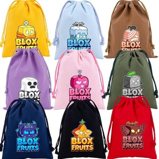 Blox Túi dây rút trái cây hoạt hình túi lưu trữ quà tặng túi vải sang trọng