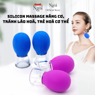 Cốc Massage Nâng Cơ Trẻ Hoá Làn Da, Cốc Giác Hơi Thông Kinh Lạc Chân Không Đa Năng NGÓI HOME - CM01