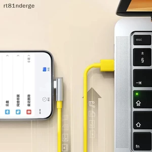 Cáp chơi game khuỷu tay Ge 120W 90 độ Type-C 6A Dây chơi game dành cho game thủ điện thoại Huawei n
