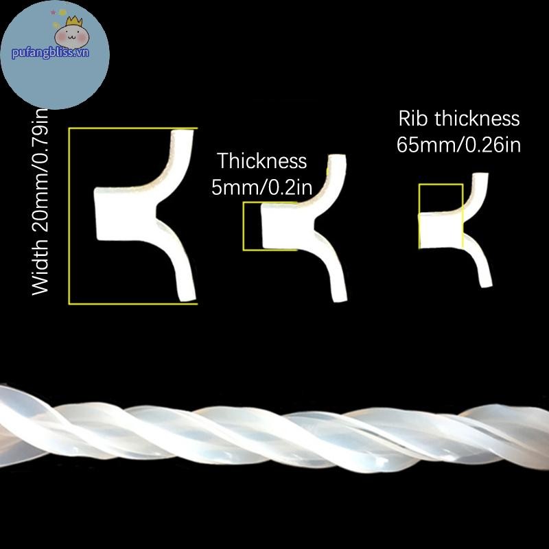 Pufangbliss 18 / 20 / 22 / 24cm Silicon Cao Su Gioăng Nồi Nắp Niêm Phong Vòng Nồi Áp Lực Điện Thay Thế Cho 2-6L Nồi Gioăng VN