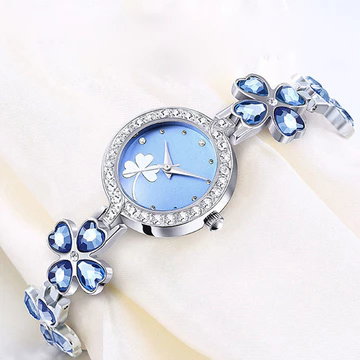 Bốn Lá Cỏ Ba Lá Chấm Kim Cương Nữ Vòng Tay Đồng Hồ Vòng Tay Đồng Hồ Nữ Quà Tặng Thường Ngày Đồng Hồ Trang Sức Nữ Đồng Hồ Tay