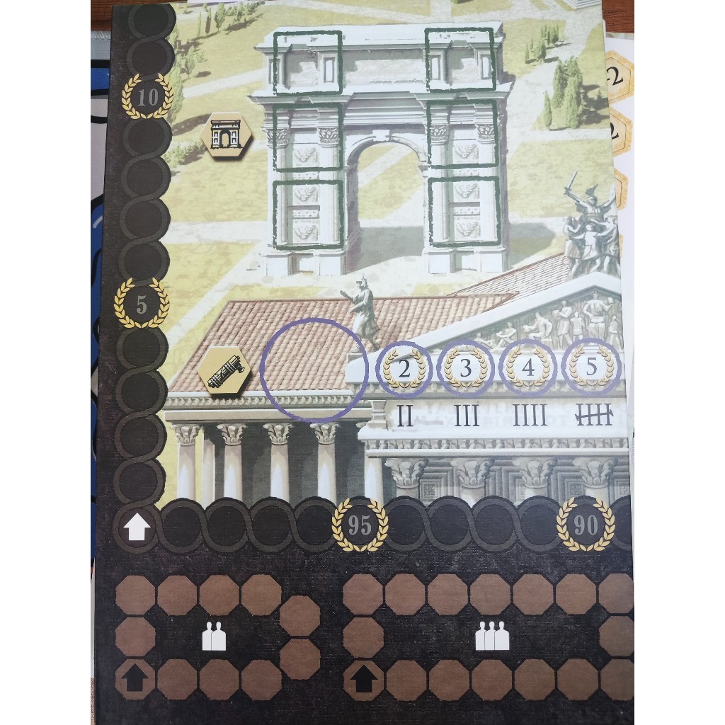 Boardgame Trajan chiến thuật bối cảnh La Mã Tigar