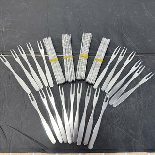 Combo 10 Nĩa Xiên Trái Cây – Nĩa Ăn Ốc, Nĩa Inox Mini Tiện Dụng Giá Rẻ