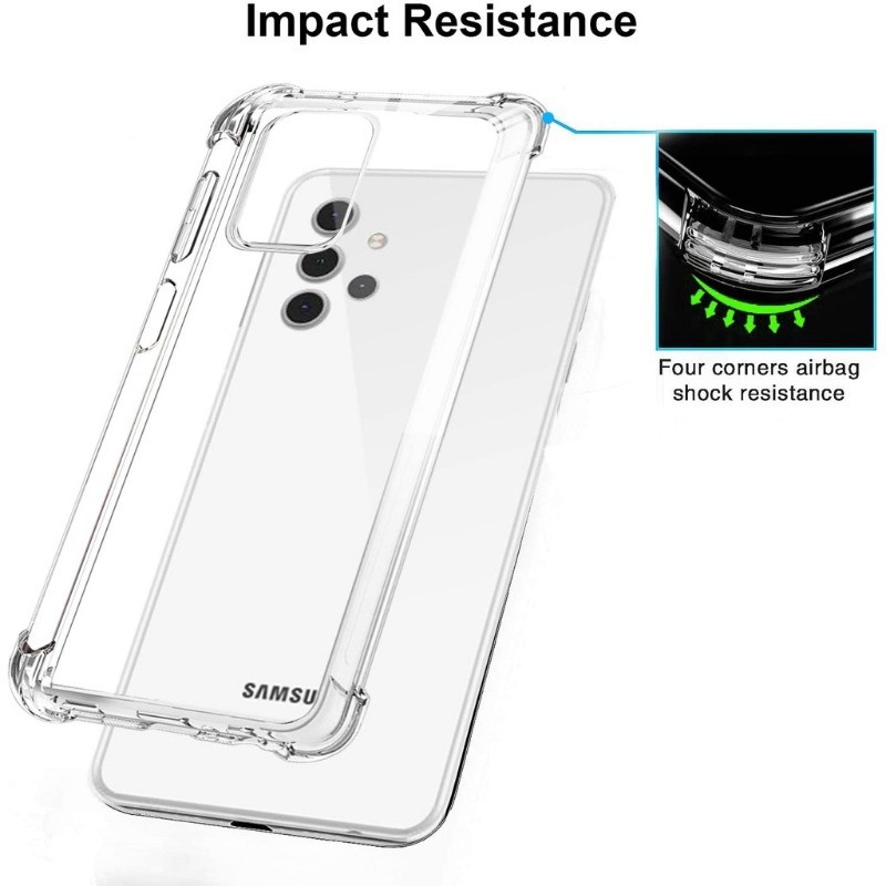Ốp điện thoại trong suốt chống sốc thời trang cho Samsung ss Galaxy A17 A07 A56 A55 A54 A36 A35 A34 A26 A25 A16 A15 A14 A06 A05 A05s 5G 4G 2025