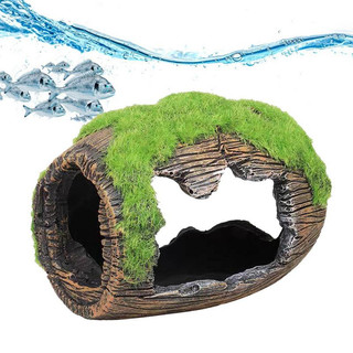 Mô Phỏng Thùng Rượu Trang Trí Bể Cá Trang Trí Cảnh Quan Thùng Gỗ Nhựa Nơi Trúng Nhà Đóng Hộp Shabby Wreck Thùng Rượu Nhỏ