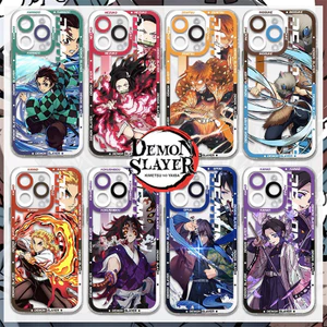 Vỏ Cho VIVO Y28S Y03 Y04 V40 Lite V30E V29E Y100 Y19S Y17S Y36 Y27 Ốp Điện Thoại Nhật Bản Anime Demon Slayer Rengoku Kyoujurou Kokushibo Silicone TPU Trong Suốt Chống Sốc Mềm