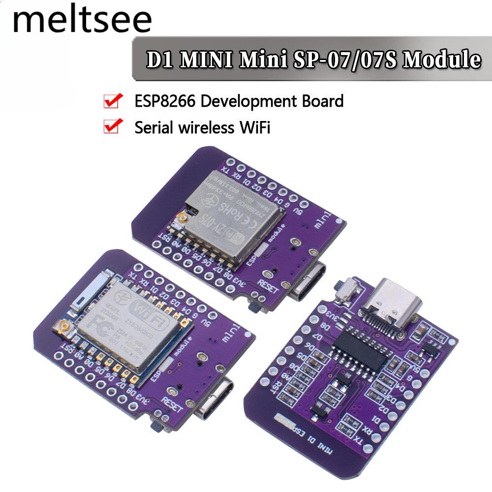 D1 Mini TYPE-C ESP8266 ESP-07 / 07S CH340G USB D1 Mini WIFI Ban Phát ...