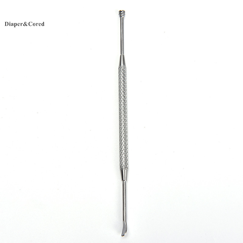 Diaper & CORED Thép không gỉ Earpick Wax Remover Curette Cleaner Dụng cụ chăm sóc sức khỏe Ear Pick YTH