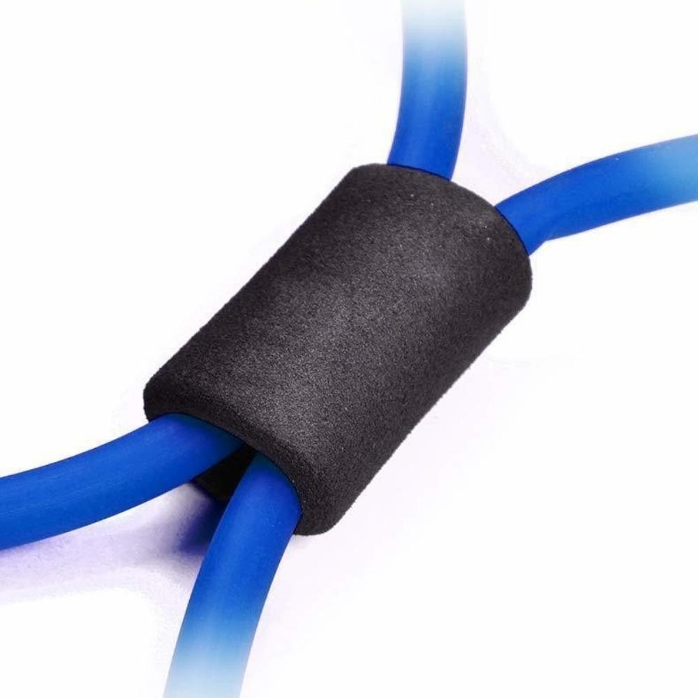 Dây kháng lực Yoga HARRIETT, Băng kéo 8 hình Yoga Pilateselastic Band, Dây căng lưng co giãn cơ màu trơn TPE Fitness Resistance Bands Thiết bị tập luyện