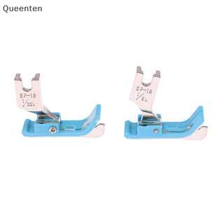 Queenten 1 Nhựa SP-18 edge presser Chân nhúng dòng ép chân phẳng xe nhựa bò gân cạnh ép chân may phụ kiện QT