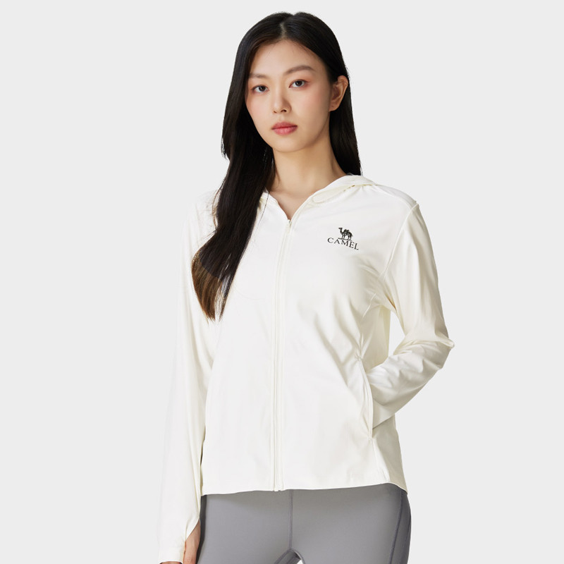 Ảnh CAMEL CROWN Nữ Chống Nắng Ngoài Trời Upf50 Sợi Nguyên Bản Nhanh Khô Chống Nắng Áo Khoác Da 2