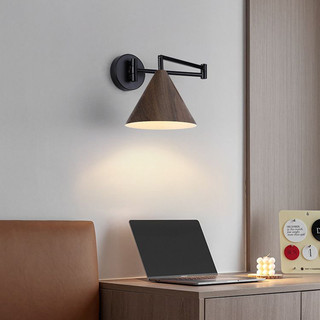 AIMI Đèn Tường Văn Phòng Tối Giản Phòng Khách Bắc Âu Đèn Trang Trí Phòng Ngủ Có Thể Thu Vào Đèn Đầu Giường Đèn Cầu Thang