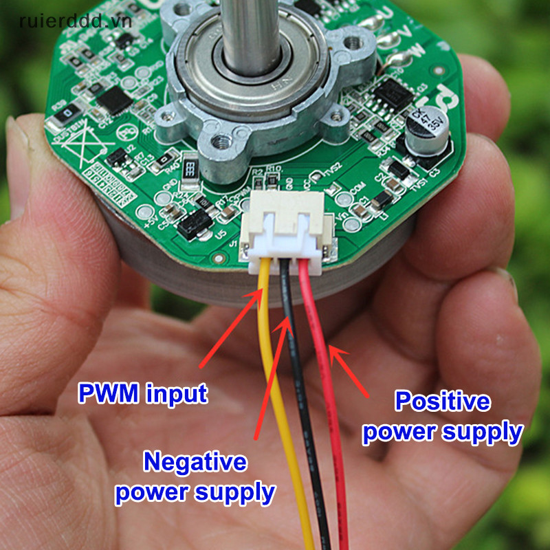 # New # Bộ điều khiển tốc độ động cơ không chổi than DC12V động cơ không chổi than Bảng điều khiển tốc độ PWM.
