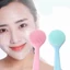 Bàn chải chăm sóc da FAVORITEGOODS, Bàn chải tẩy mụn đầu đen mềm, Tay cầm thoải mái chất lượng cao Bàn chải rửa Massage silicon bền Dụng cụ chăm sóc da