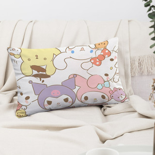 Vỏ Gối Hình Chữ Nhật Sanrio Phim Hoạt Hình Bên Đệm Polyester In Hình Trang Trí Sofa Nhà (Không Có Lõi)