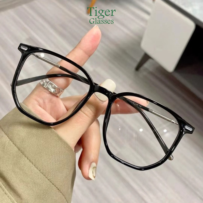 Kính cận thị thời trang -0.5 -1.0 -1.5 -2.0 -2.5 -3.0 -3.5 -4.0 -4.5 -5.0 -5.5 -6.0  độ dành cho nam và nữ với tròng kính có thể tháo rời kính chống ánh sáng xanh 1801