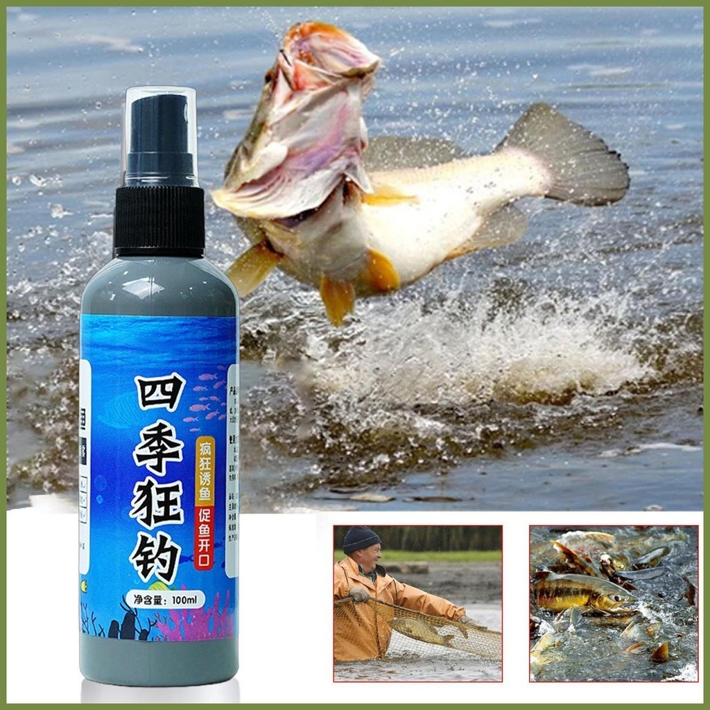 Phụ gia câu cá Chất lỏng 100ml Mồi câu cá thu hút cá có mùi thơm Chất câu cá hiệu quả Mùi thu hút kouvn kouvn