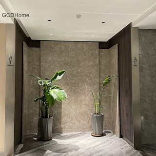Gcdhome Acrylic Nhà Vệ Sinh Ký Tấm Tùy Chỉnh Cửa WC Dán Tường Nhãn Dán Đơn Giản Phòng Tắm Biển Hiệu Dành Cho Nam Nữ Vệ Sinh Chỉ Báo HOT