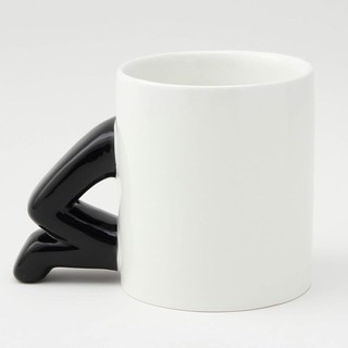 Sun Art "No More" Apology Mug, 270ml, White. Funny tableware, great for gifts. SAN2327.