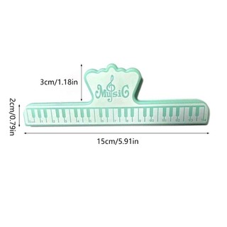 Charmantcc1 Đàn Piano Tấm Nhạc Kẹp Nhựa Sách Nhạc Kẹp Trang Nhạc Điểm Nhạc Cố Định Kẹp Cho Đàn Guitar Violin P