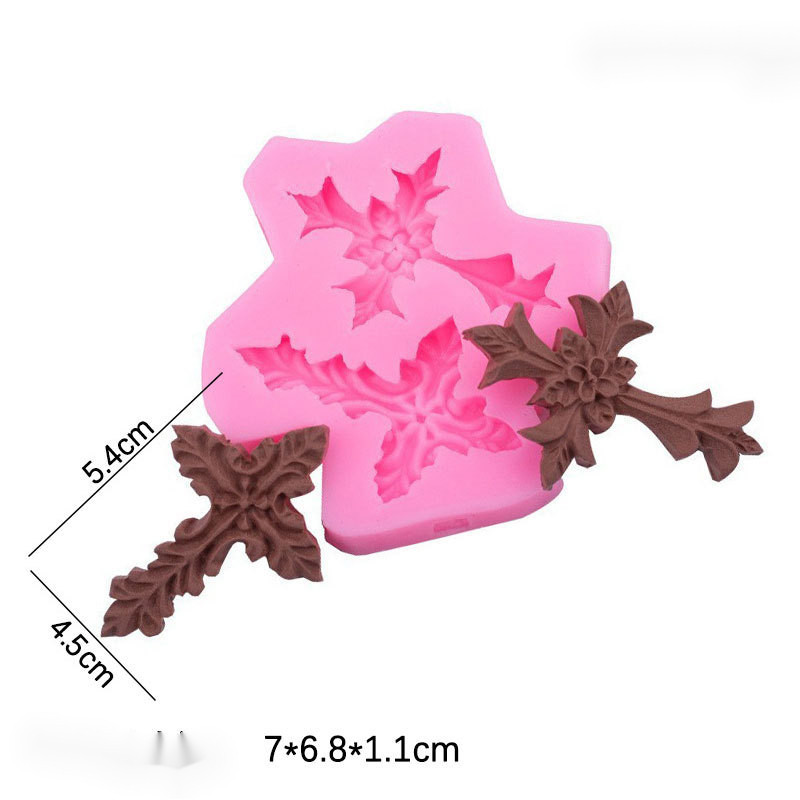 Mặt Dây Chuyền Treo Trang Trí Khuôn Silicon Khuôn Socola Bánh Trang Trí Phụ Kiện Khuôn Sáng Tạo Handmade Epoxy Brickearth Polymer Đất Sét Khuôn Làm Bánh DIY