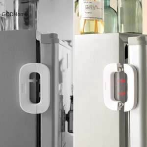 Gcdhome Khóa Tủ Lạnh Chống Mở An Toàn Trẻ Em, Hệ Thống Chốt Tự Dính, Chống Kẹp Tay