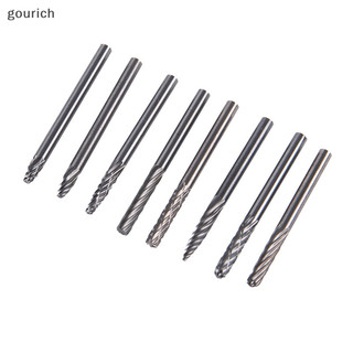 [Gou] Tập tin quay vonfram Hợp kim cứng Máy khoan khoan khoan mũi khoan 3mm Shank VN