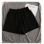 Quần short thể thao vải cotton mỏng lưng cao ống rộng màu trơn thời trang mùa hè phong cách Hàn Quốc cho nữ