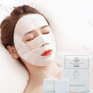200 Chiếc Cotton Nguyên Chất DIY Beauty Mask Dùng Một Lần Gạc Mặt nạ hấp thụ nước cao Mềm mại
