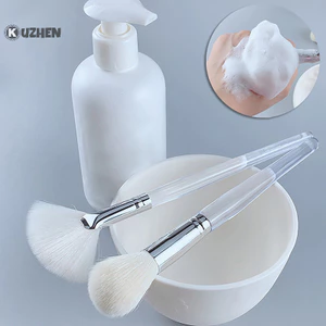 Kuzhen Sữa Rửa Mặt Bàn Chải Tóc Mềm Massage Mặt Bàn Chải Mặt nạ Bàn Chải Di Động Chăm Sóc Da Nóng