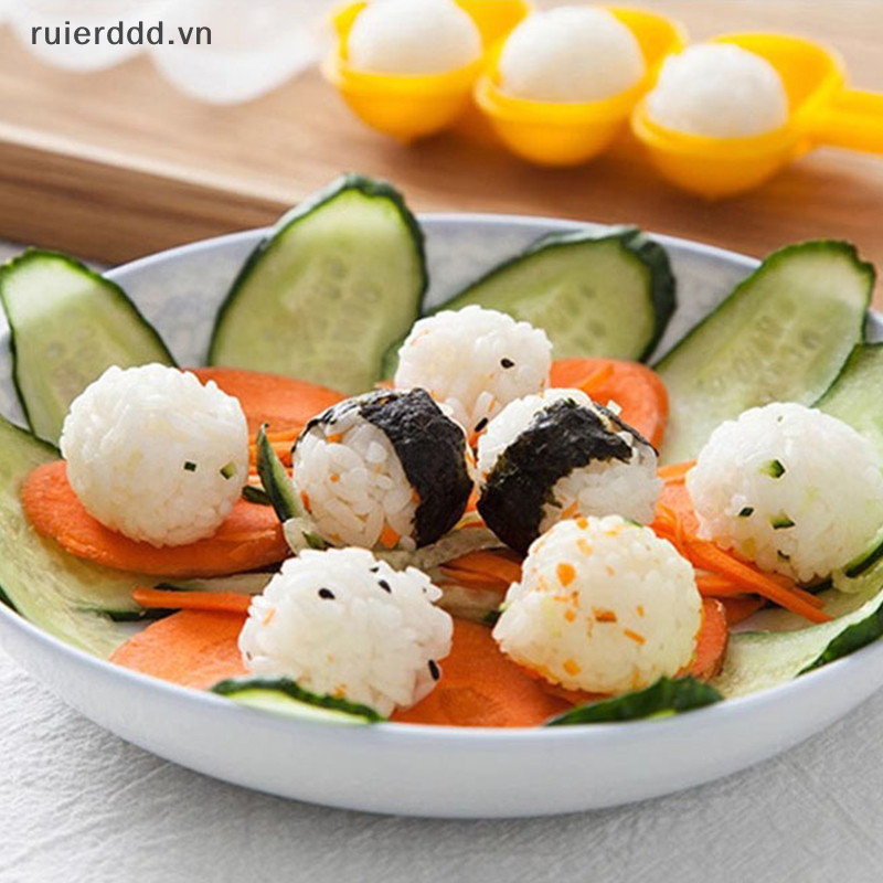 # NEW # Rice Shaker DIY Rice Baller Shakers Khuôn làm đồ ăn trưa Onigiri Mold DIY Rice Baller Shakers Kitchen Sushi Tools Phụ kiện.