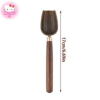 Ánh Trăng 1 Chiếc Thìa Trà Mun Muỗng Cà Phê Gỗ Chắc Chắn Retro Sáng Tạo Trà Xẻng Trà KongFu Trà Lễ Phụ Kiện Quà Tặng EN