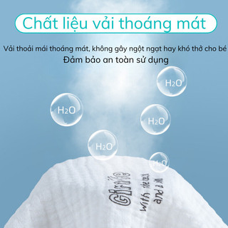 Khăn Quấn Sơ Sinh Bunnies House Êm Mềm, Giảm Giật Mình, Quấn Bé An Toàn