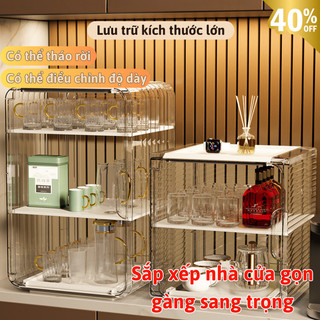 Tủ Đựng Ly Ấm Trà Myd.23 Nhựa Dày, Độ Bền Cao, Trang Trí Nhà Sang Xịn