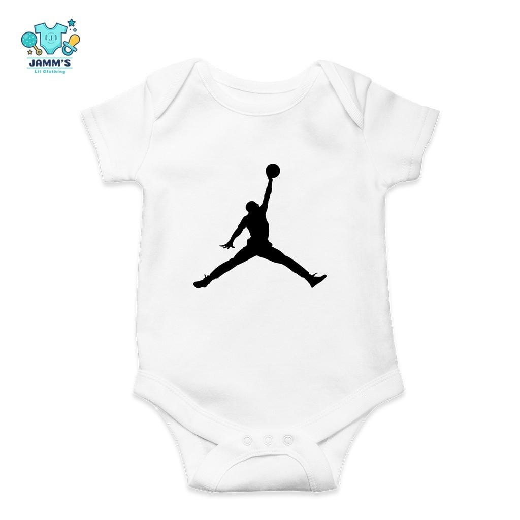 Bóng rổ Jordan Quần áo trẻ em oneies cho bé trai và bé gái áo liền quần bodysuits cotton LG0W