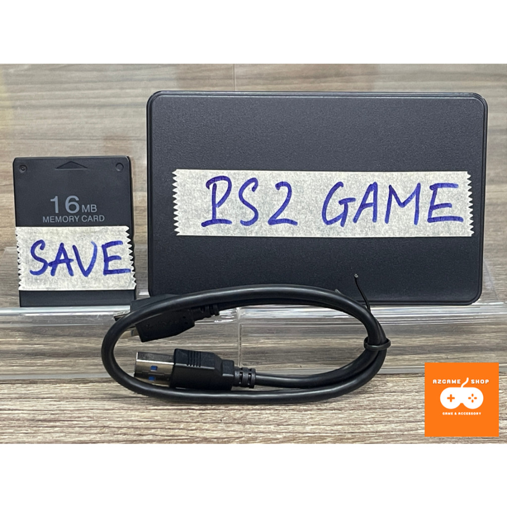 PS2 External Hard Drive 320GB + Memory Card 16MB Available Games PS2 ...