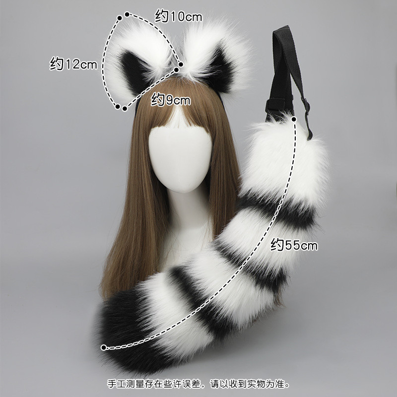 Phong Cách Mới-Anime cos Hàng Hóa Mô Phỏng Tai Động Vật Đuôi Động Vật ...