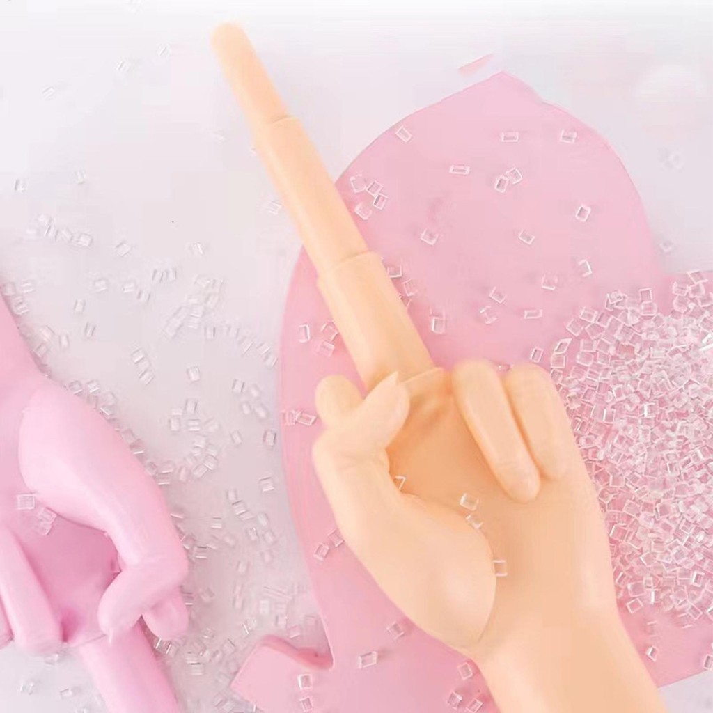 Đồ chơi ngón giữa có thể thu vào vui nhộn Phong cách khác biệt Có thể thu vào Vui nhộn Gag Quà tặng vui nhộn Quà tặng có thể mở rộng 3D In hình ngón tay giữa có thể gập lại wipqsvn