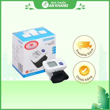 Máy đo huyết áp cổ tay tự động Omron Hem-6161