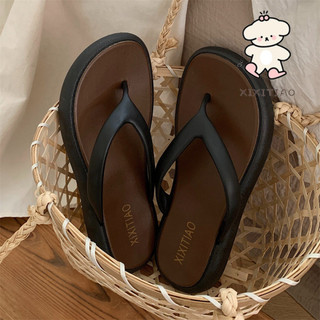 Xixitiao Dép Xỏ Ngón Kiểu Dáng Đơn Giản Dành Cho Nữ Với Phối Màu Nổi Bật Thích Hợp Cho Mùa Hè