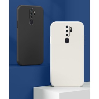 Thời Trang Mới Oppo A9 A5 2020 F11 Pro Reno 2F 2Z 2 Khung Ốp Lưng Vuông Mỏng Mềm TPU Vỏ Silicon Có Dây Đeo Tay Dây Đeo Tay
