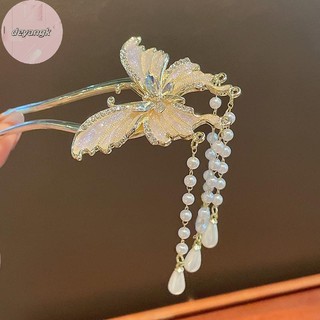 Deyangk Phong Cách Trung Hoa Ngọc Trai sel Kẹp Tóc Phong Cách Cổ Đại Kẹp Tóc Cho Nữ Ánh Sáng Sang Trọng Hình Chữ U Mặt Ngựa Váy Kẹp Tóc VN
