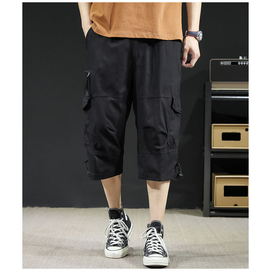 Xuất khẩu sang Đức Quần Crop Nam Mùa Hè Cao Cấp Quần Short Nam Crop Quần Trên Đầu Gối Quần Crop Quần Crop Quần Nam