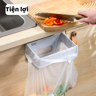 Thùng rác treo tủ bếp giá đỡ túi đựng rác có thể gấp gọn tiết kiệm không gian thùng rác treo nhà vệ sinh NGÓI HOME TR01