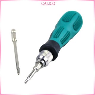Calico 1 4 Tua Vít Tay Cầm Vít Trình Điều Khiển Bit Bộ Chuyển Đổi Cho Thợ Điện