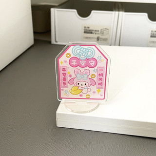 Standee Mô hình mini để bàn bằng nhựa Acrylic hoạt hình Sanrio Kuromi Melody Cinnamoroll Kitty Pochacco Pompurin