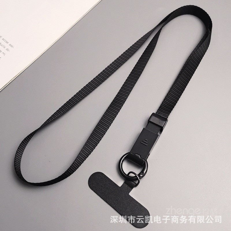 Điện Thoại Di Động Dây Treo Cổ Dây Nam Nữ ins Kẹp Ốp Lưng Điện Thoại Đa Năng Băng Thông Rộng Sáng Tạo Khóa Trượt Dây Xích Thời Trang