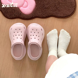 Giày Sandal Mũi to Xixitiao, Chiều Cao 6cm, Tay Nghề Đẹp, Nhẹ Thoải Mái.Eva Dễ Mặc, Có 4 Màu.